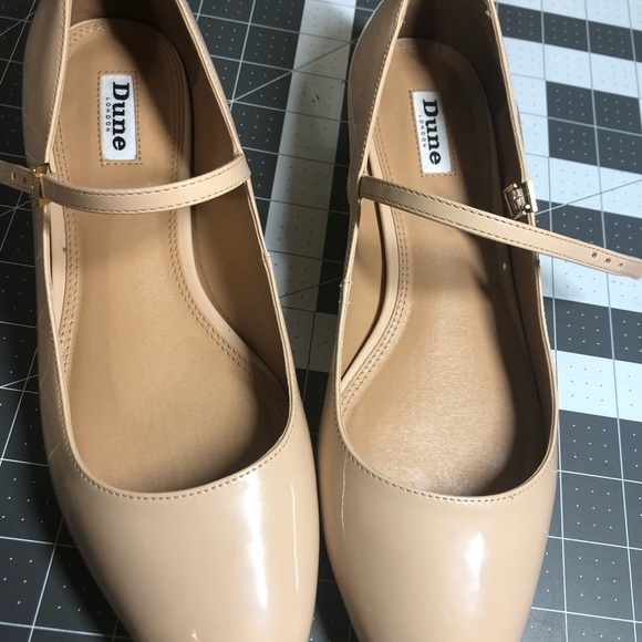 Dune London “Hipplie” Mary Jane size 40 (US9) Nude - Picture 7 of 10